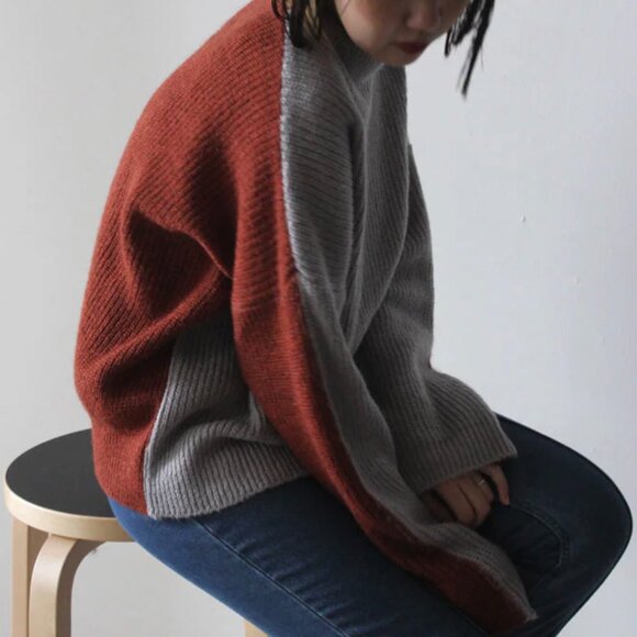 Oversized mohair crewneck sweater - Picture 4 of 9